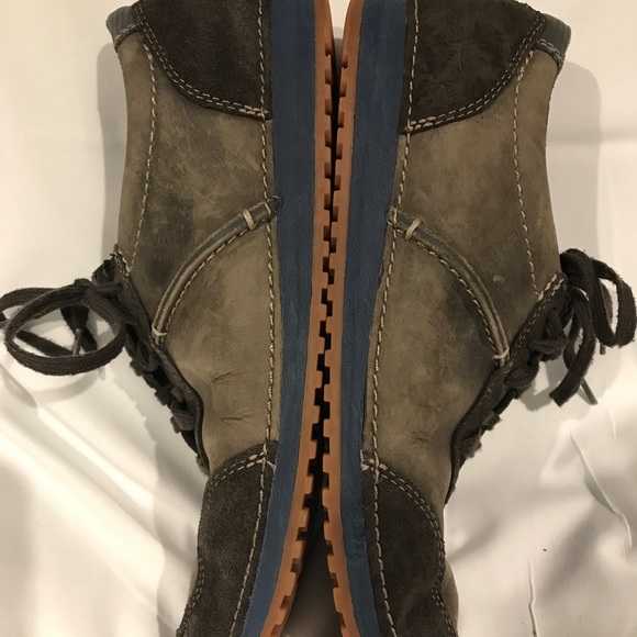 Clarks Men Sz  8.5M Leather Shoe#A104 - Picture 3 of 7